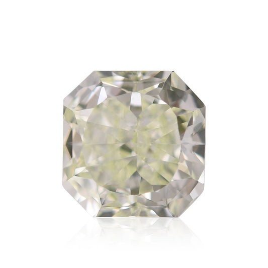 1,46 Karat Fancy Light Yellow Green Radiant Diamant VS2 GIA