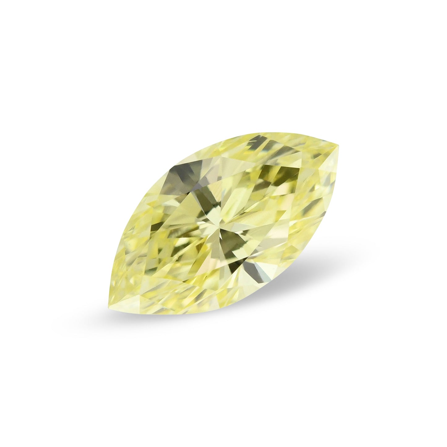 0,35 Karat Fancy Yellow Marquise Diamant VS1 GIA