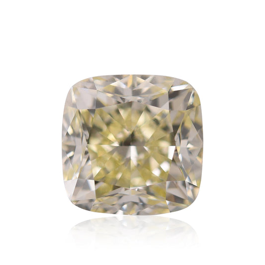 2,12 Karat W-X, hellgelber Kissen-Diamant SI1 GIA