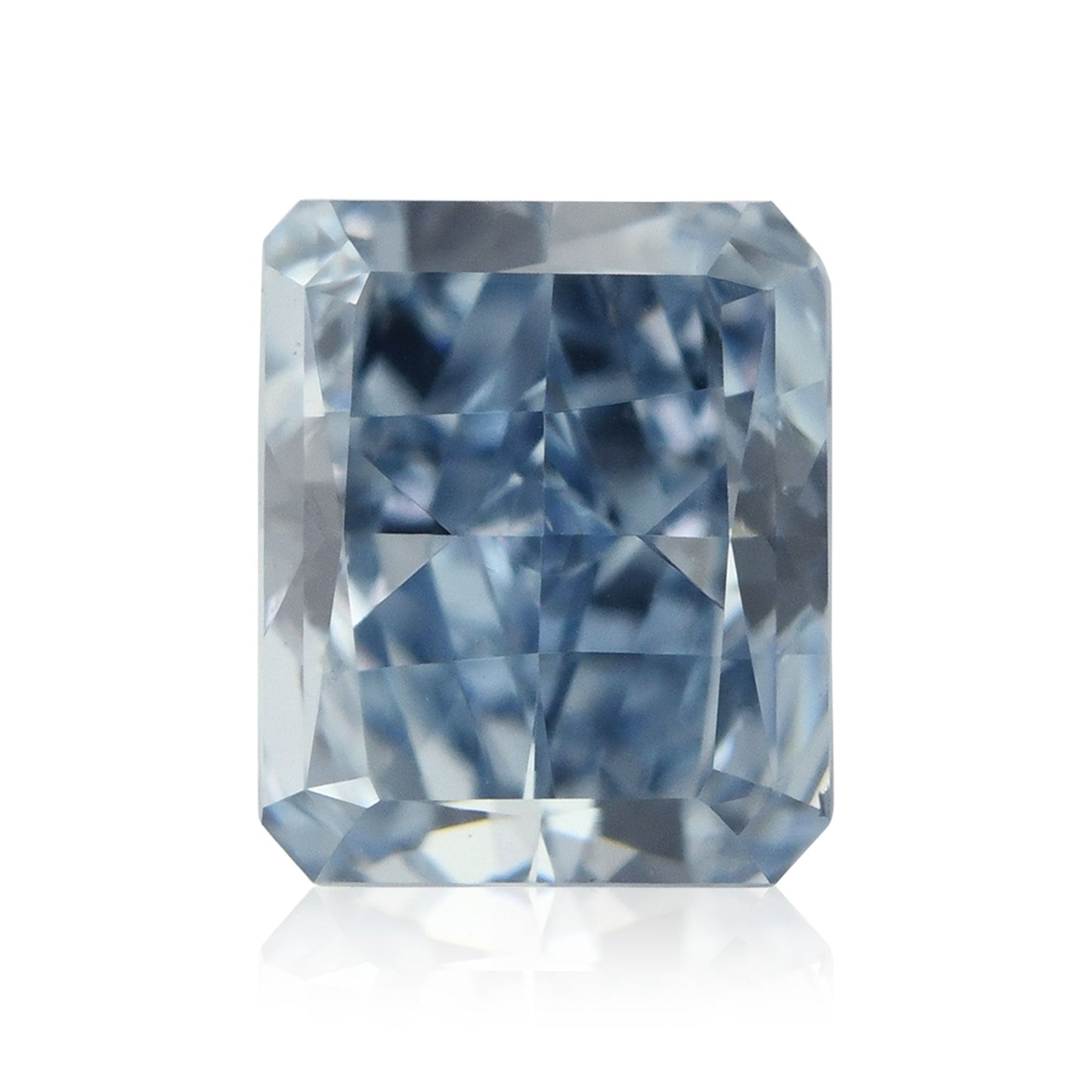 0,41 Karat Fancy Intense Blue Radiant VS2 GIA