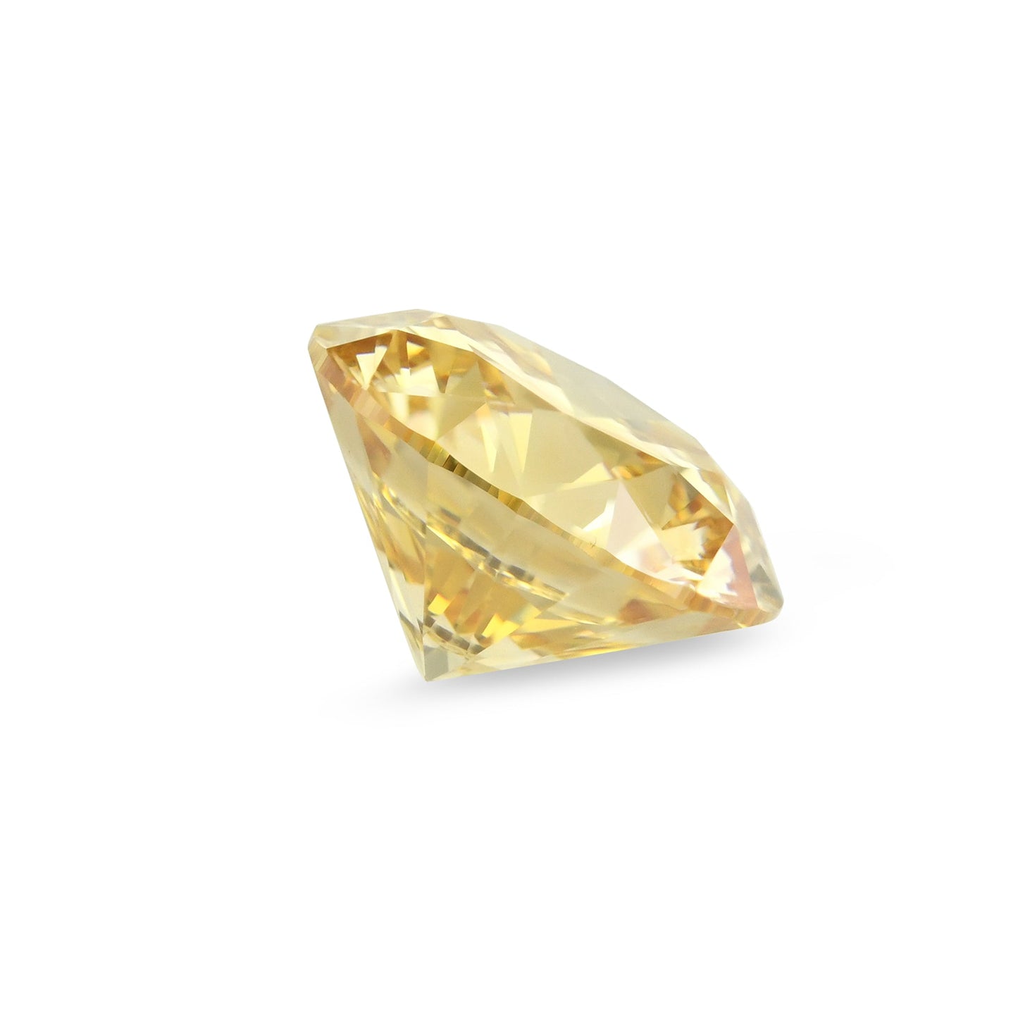 0,55 Karat Fancy Orange Yellow Round Brilliant VS2 GIA