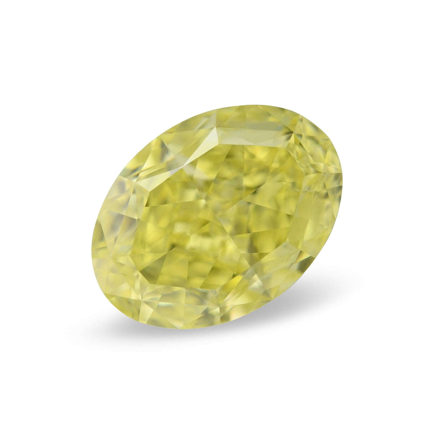 1,01 Karat Fancy Intense Yellow Oval Diamond VVS2 GIA