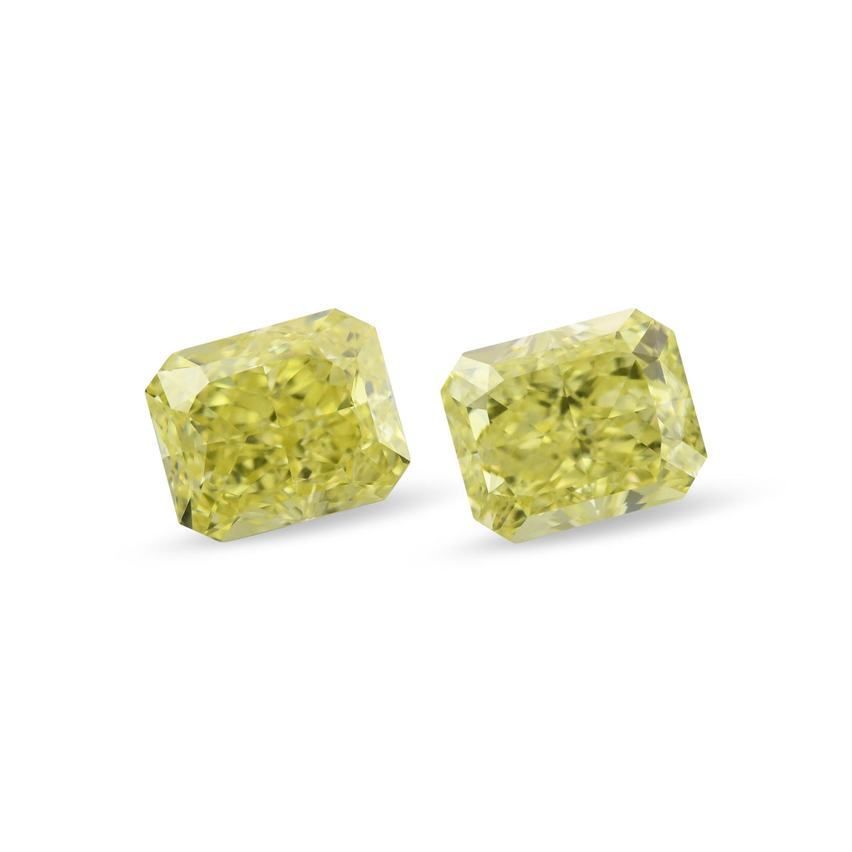 1,30 Karat Fancy Intense Yellow Radiant Diamanten VVS2 GIA