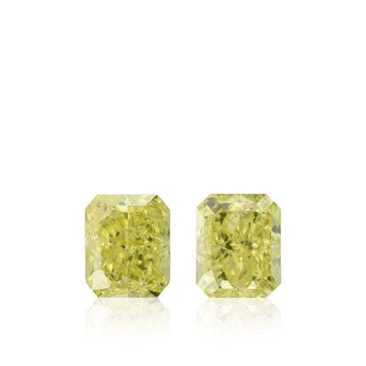 1,30 Karat Fancy Intense Yellow Radiant Diamanten VVS2 GIA
