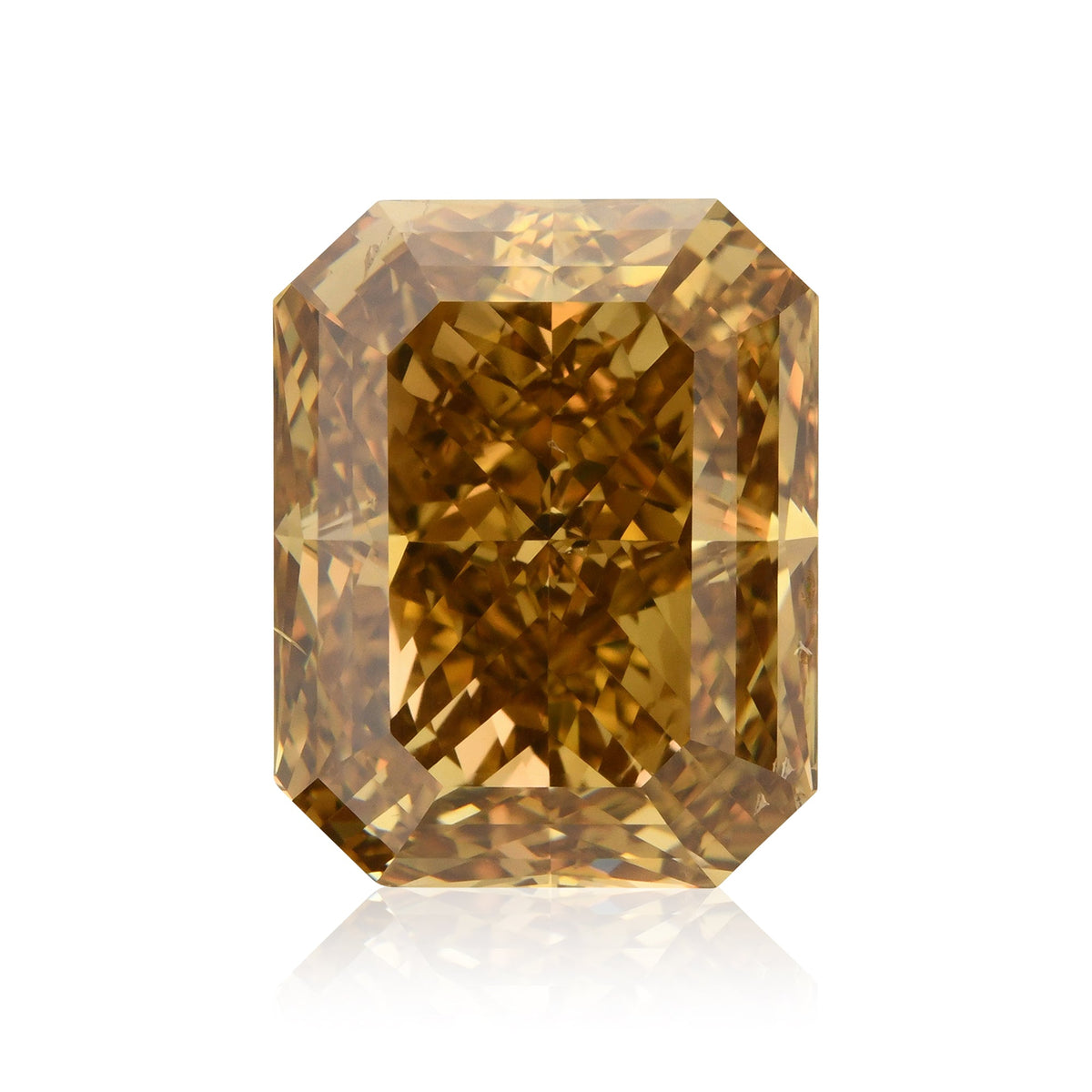 Strahlender Diamant | 7,02 ct | Fancy Deep Yellow Brown | SI1 | GIA | Ref 710141