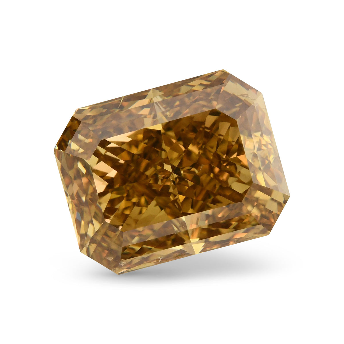 Strahlender Diamant | 7,02 ct | Fancy Deep Yellow Brown | SI1 | GIA | Ref 710141