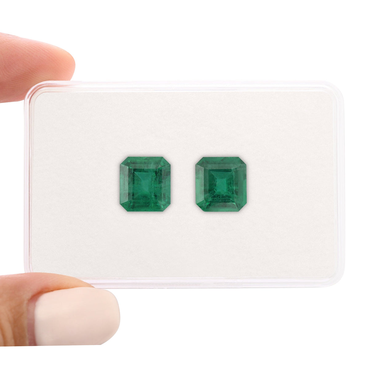 Achteckiger Smaragd | 7,03 ct | Grün | GRS | Ref. 638026