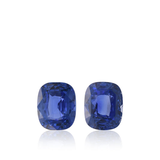 7,13 Karat blauer Kissen-Saphir aus Sri Lanka, GIA