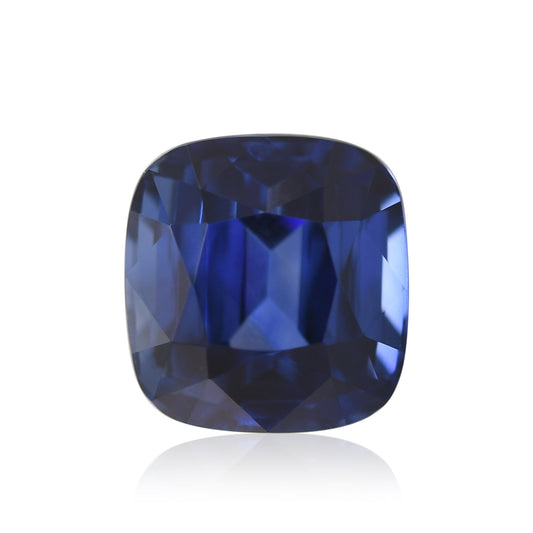 7,69 Karat blauer MADAGASCAR Kissen-Saphir AGL