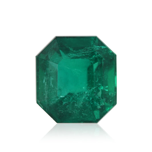 7,71 Karat Grüner kolumbianischer Smaragd (Gubelin)