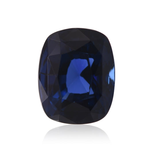 7,90 Karat blauer kissenförmiger MADAGASKAR-Saphir, GIA- und GUBELIN-zertifiziert