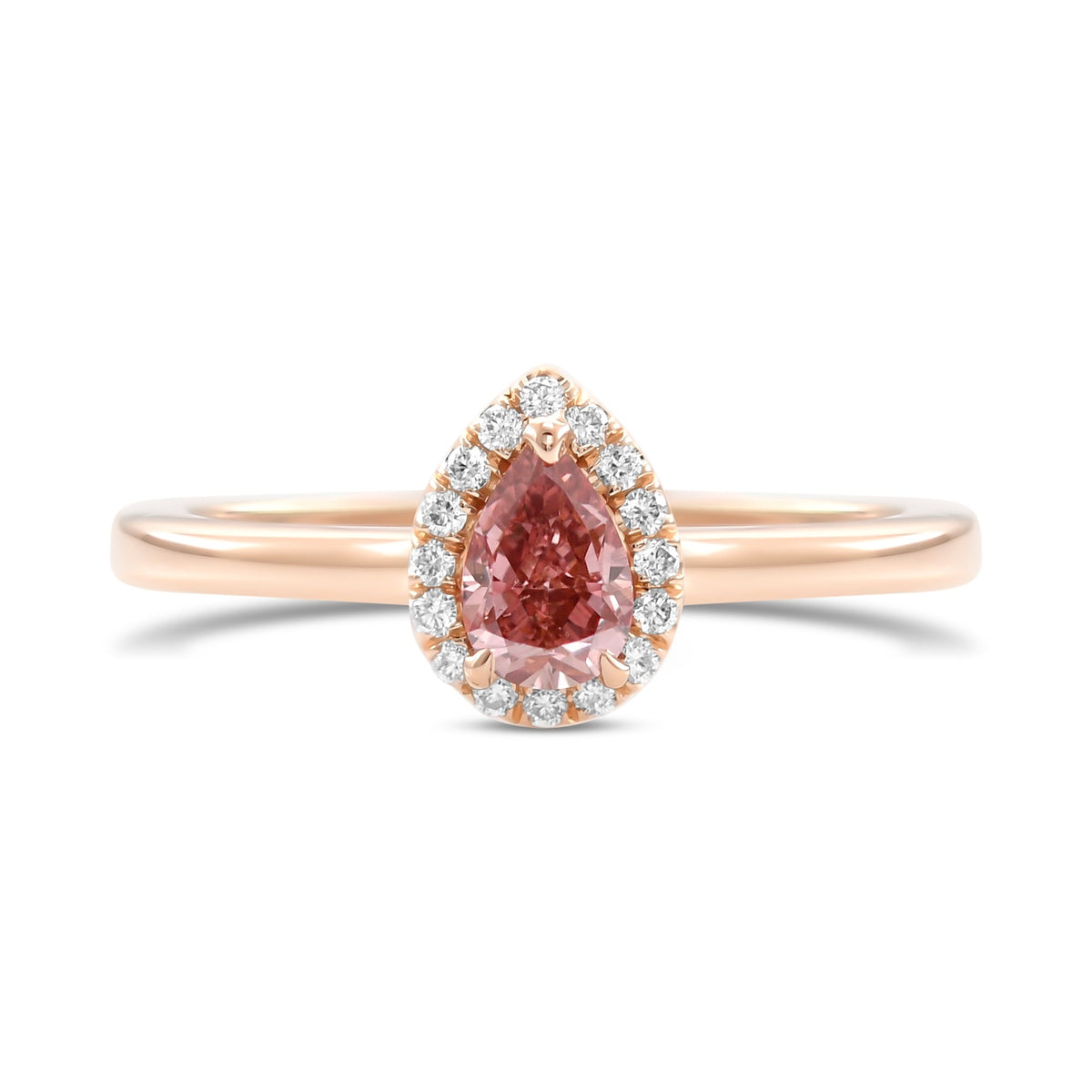 Halo-Ring | 18 Karat Gold | GIA | Ref. 715272