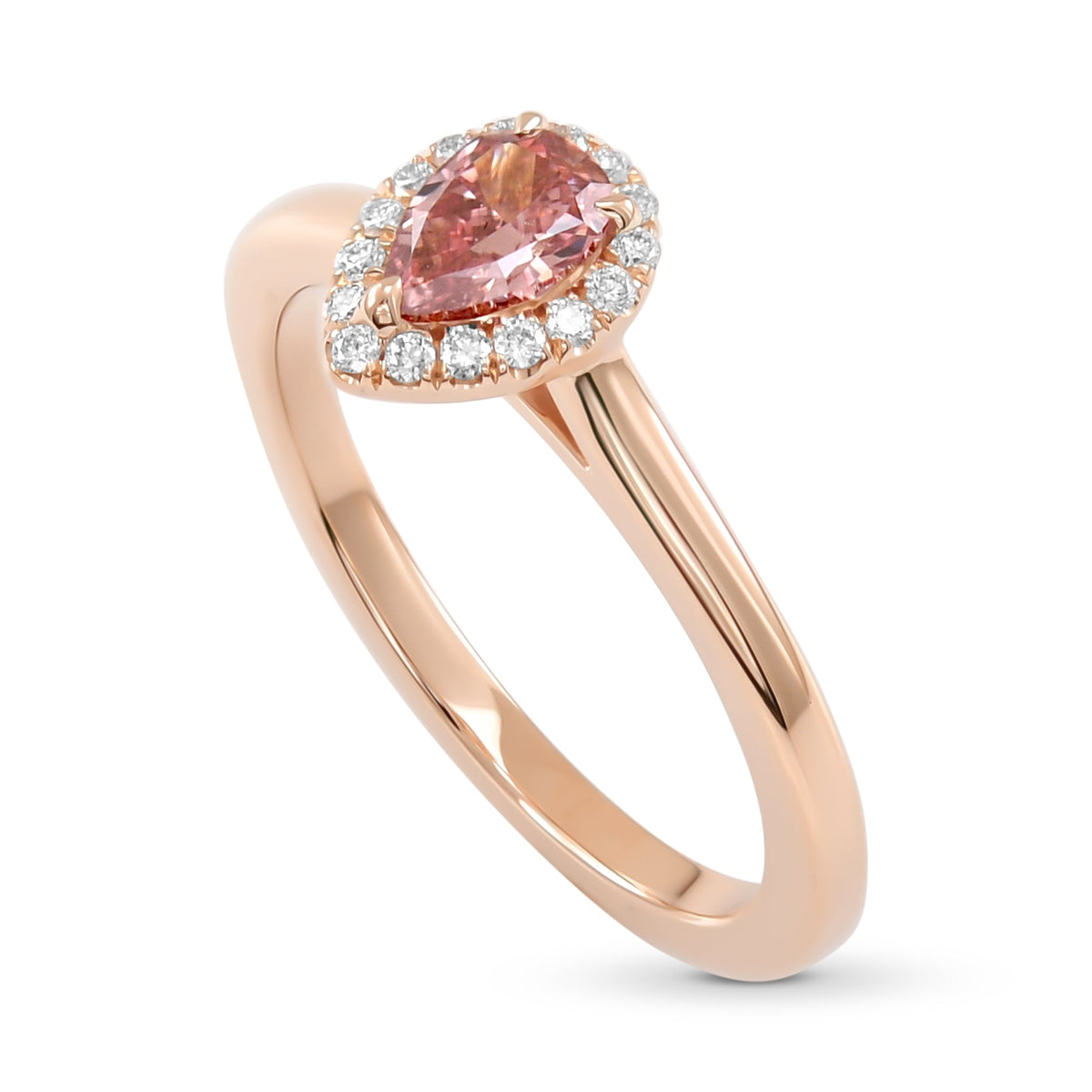 Halo-Ring | 18 Karat Gold | GIA | Ref. 715272