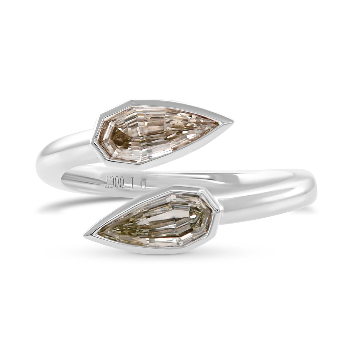 2 Stone Ring | 18K Gold | GIA | Ref 721746