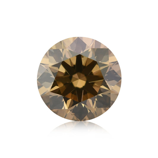 1,05 Karat Fancy Brown Brillant, rund, VS2, IGI