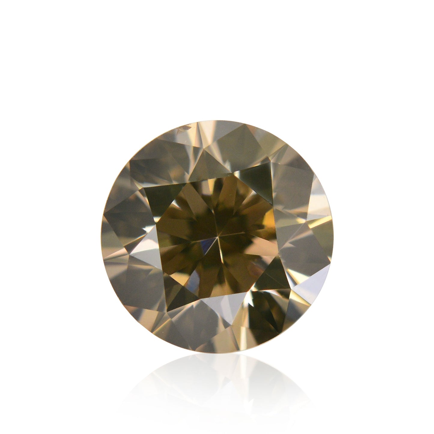 0,37 Karat Fancy Brown Brillant, rund, VS1, IGI