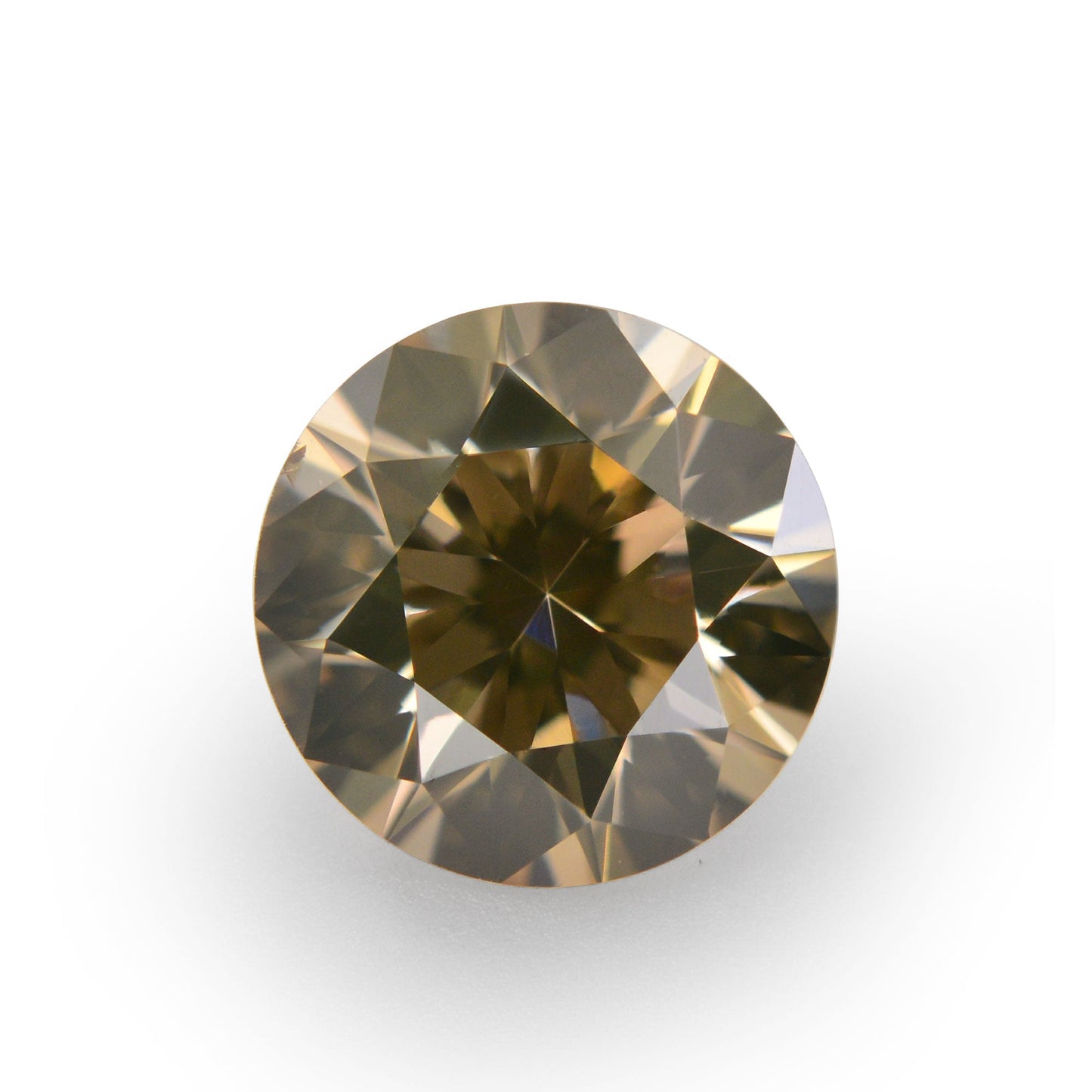 0,37 Karat Fancy Brown Brillant, rund, VS1, IGI