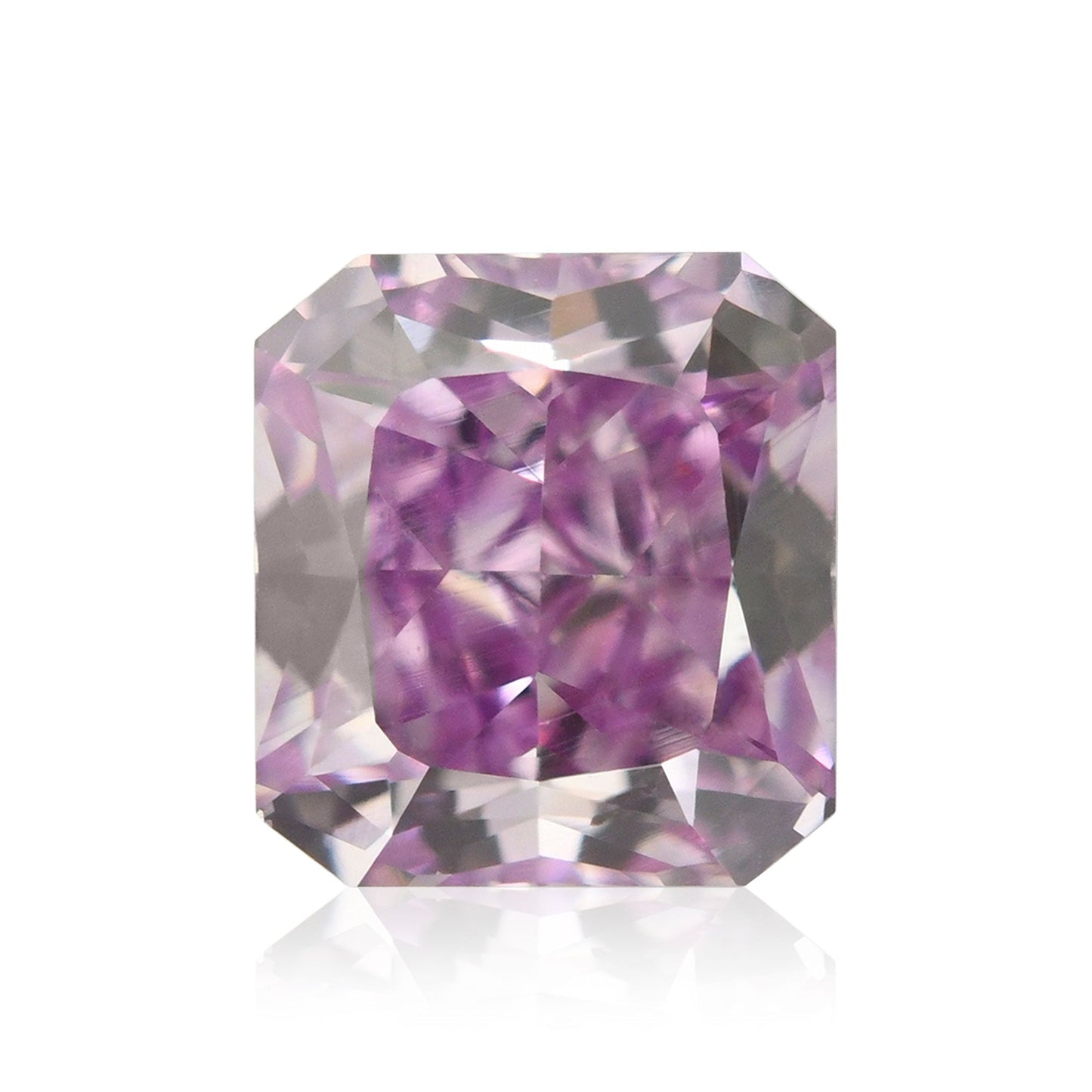 0,27 Karat Fancy Intense Pink Purple Radiant SI2 GIA