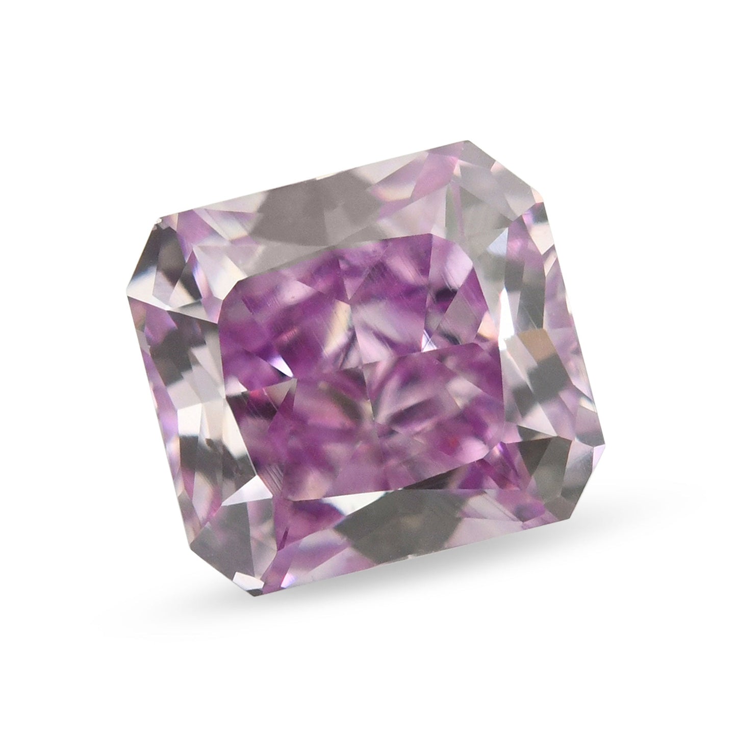 0,27 Karat Fancy Intense Pink Purple Radiant SI2 GIA