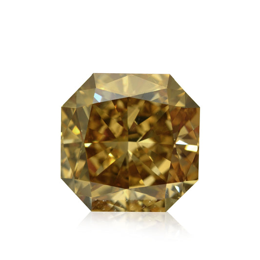 6,10 Karat Fancy Dark Brown Yellow Radiant SI1 GIA