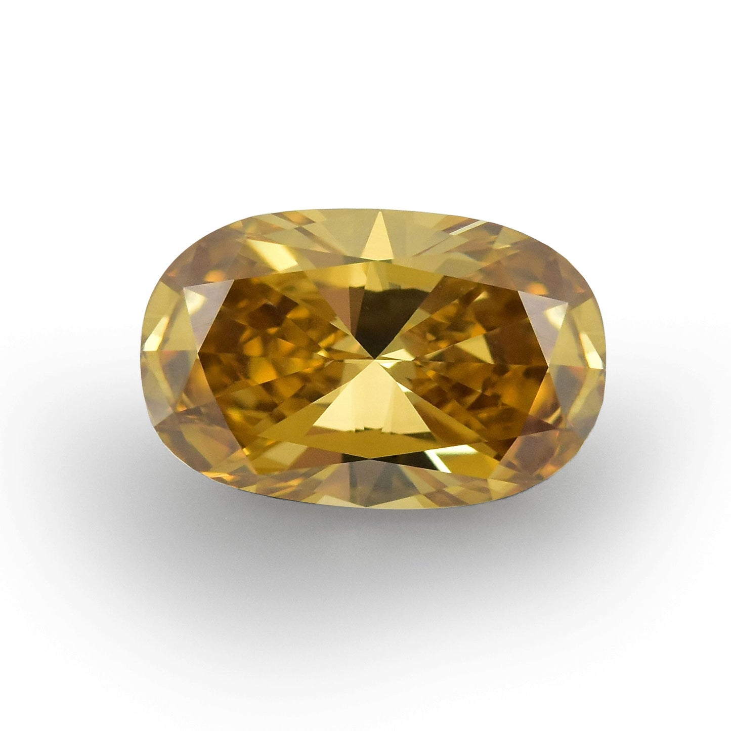 1,50 Karat Fancy Deep Brown Yellow Cushion Diamond VS1 GIA
