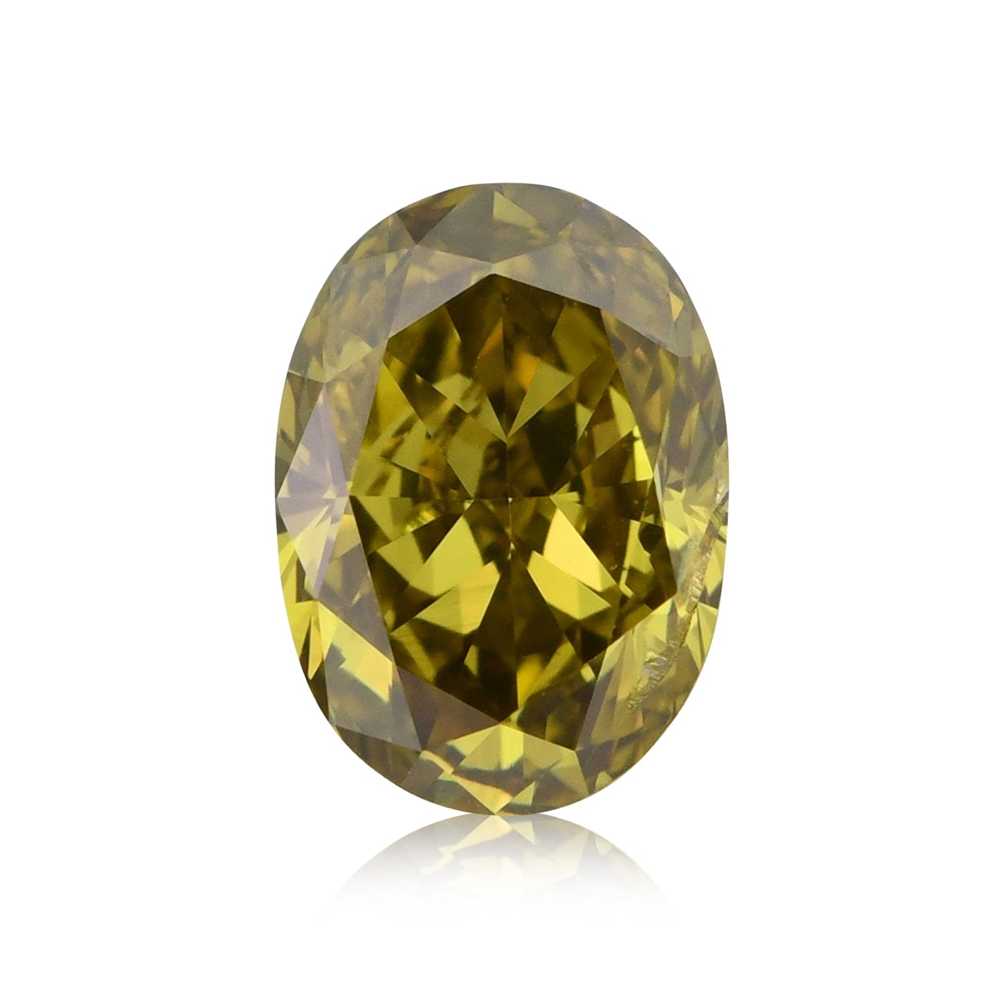 0,79 Karat Chamäleon-Ovaldiamant (I1) GIA