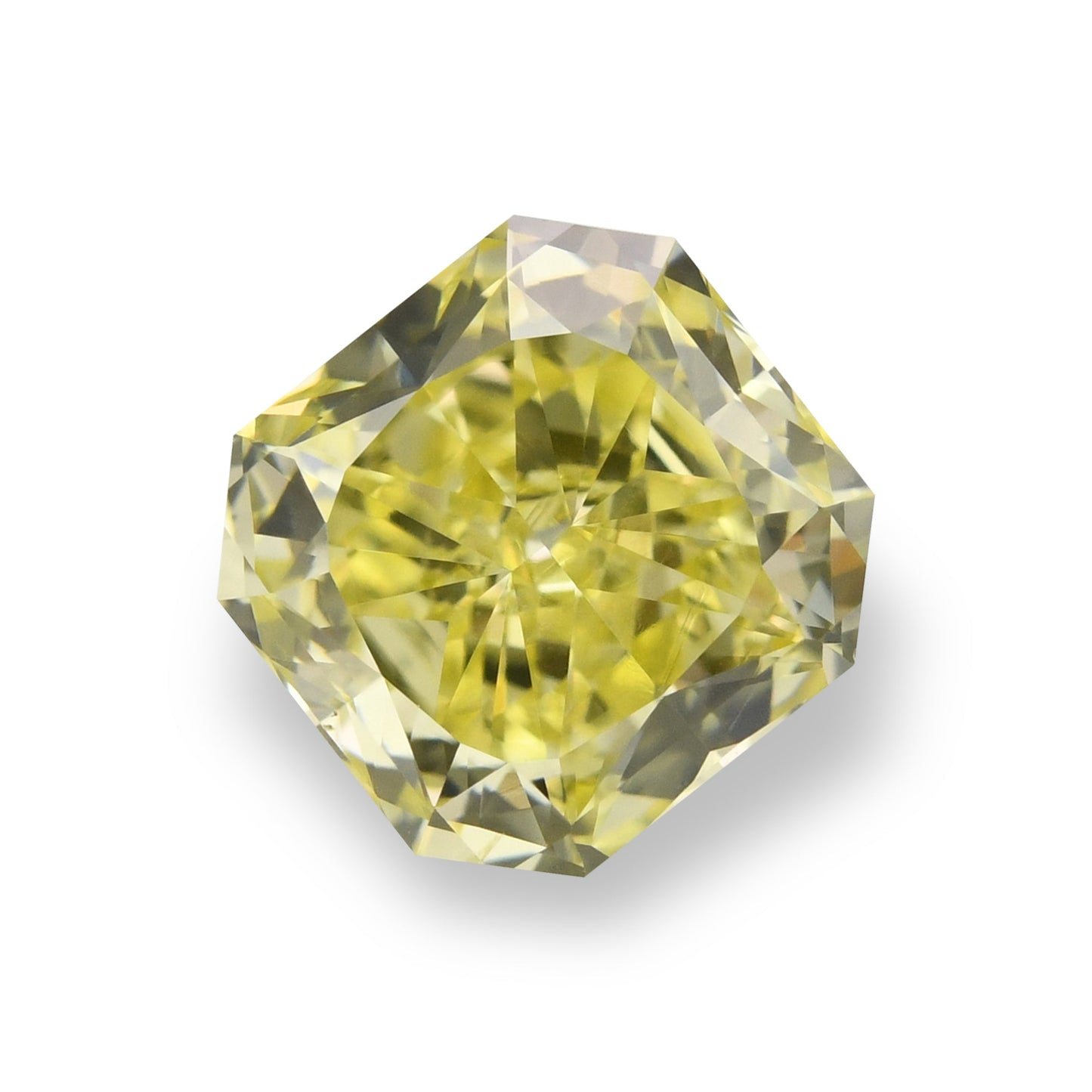 1.04 Carat Fancy Yellow Radiant Diamond VS2 GIA
