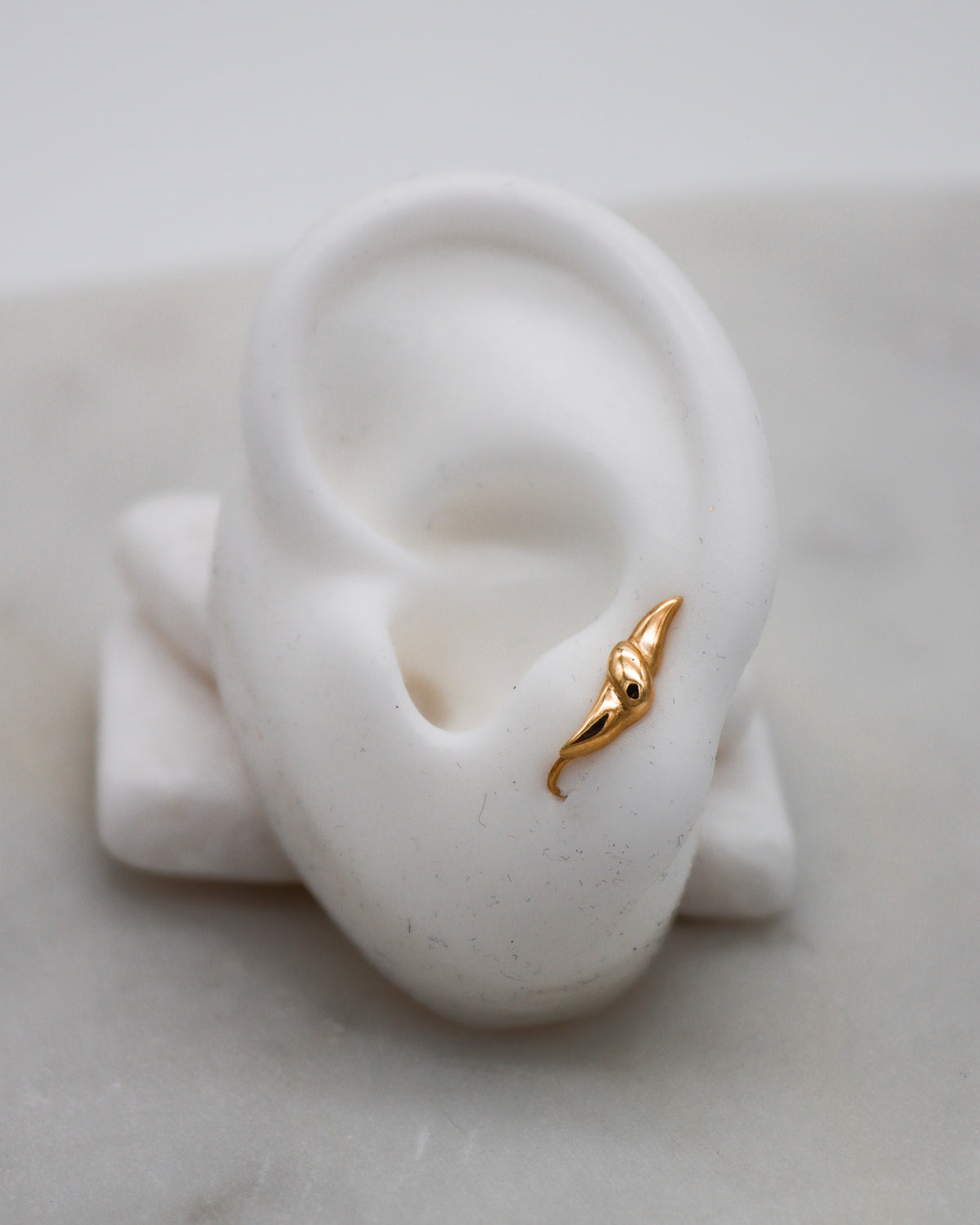 Margot – Ear Cuffs aus 585 Gelbgold im Croissant-Look