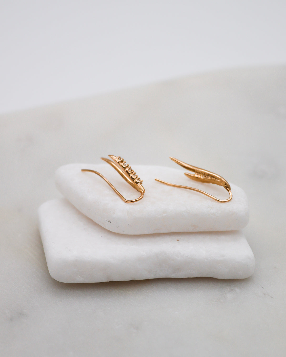 Clara – Ear Cuffs aus 585 Gelbgold mit Zirkonia