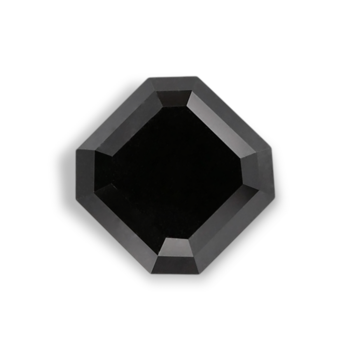 Quadratischer Smaragd-Diamant | 1,38 ct | Fancy Black | GIA | Ref. S941940