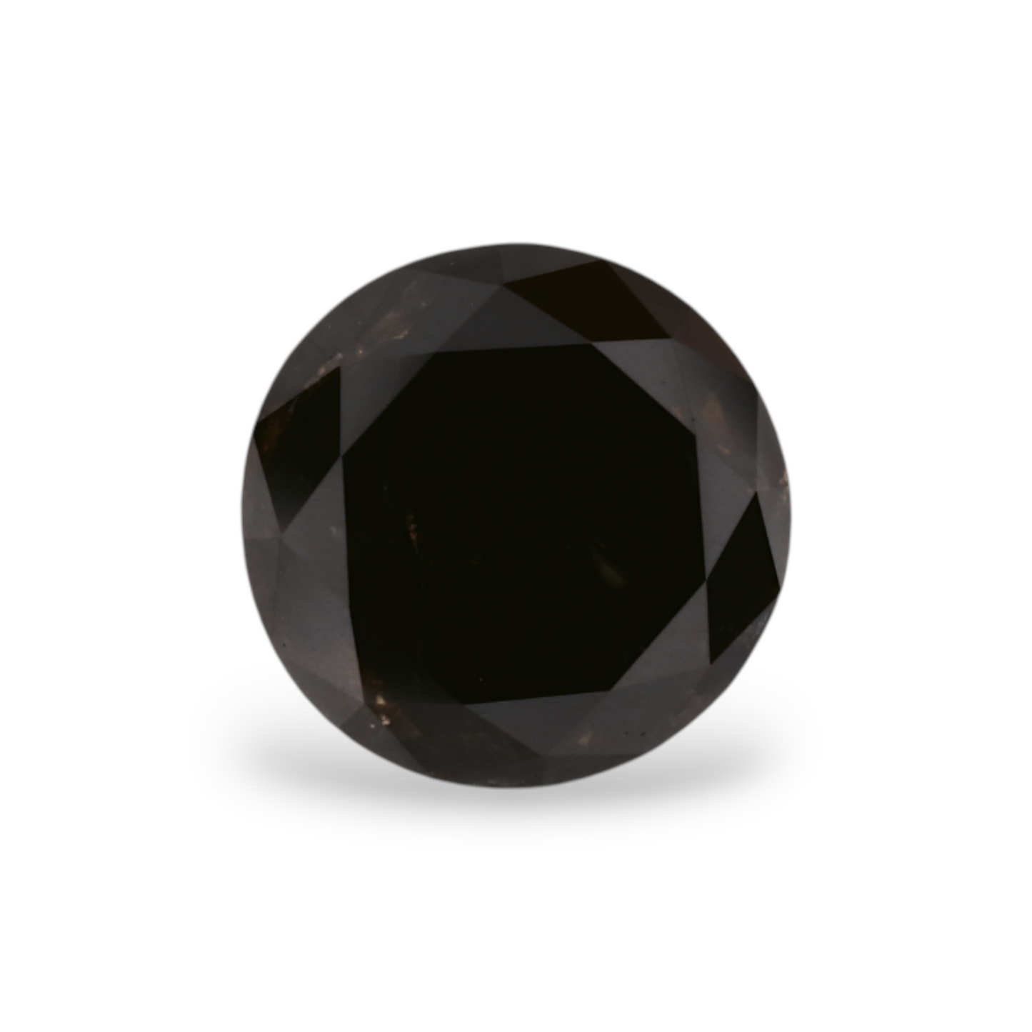 1,97 Karat natürlicher schwarzer runder Diamant (GIA)