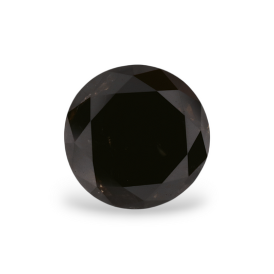 1,97 Karat natürlicher schwarzer runder Diamant (GIA)