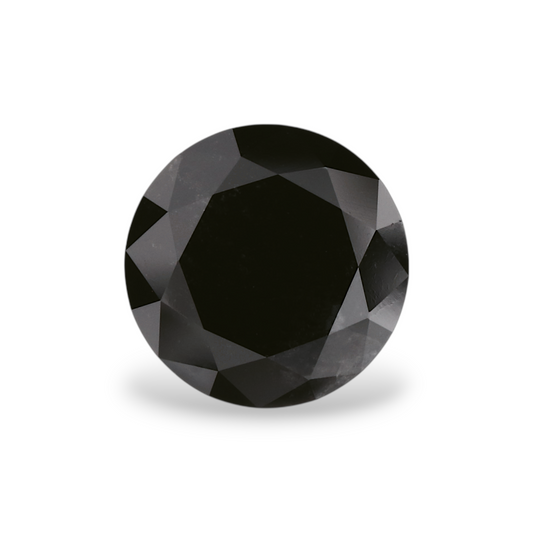 1,95 Karat natürlicher schwarzer runder Diamant (GIA)
