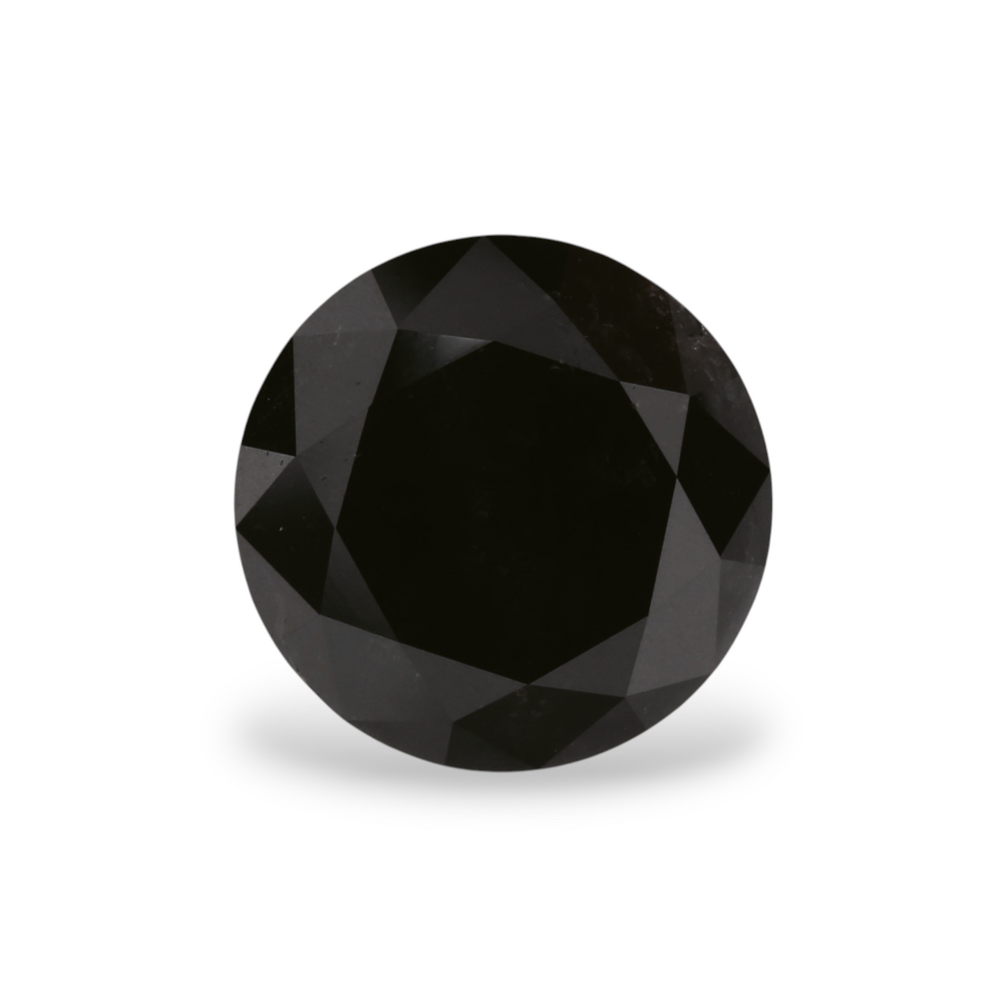 1,85 Karat natürlicher schwarzer runder Diamant (GIA)