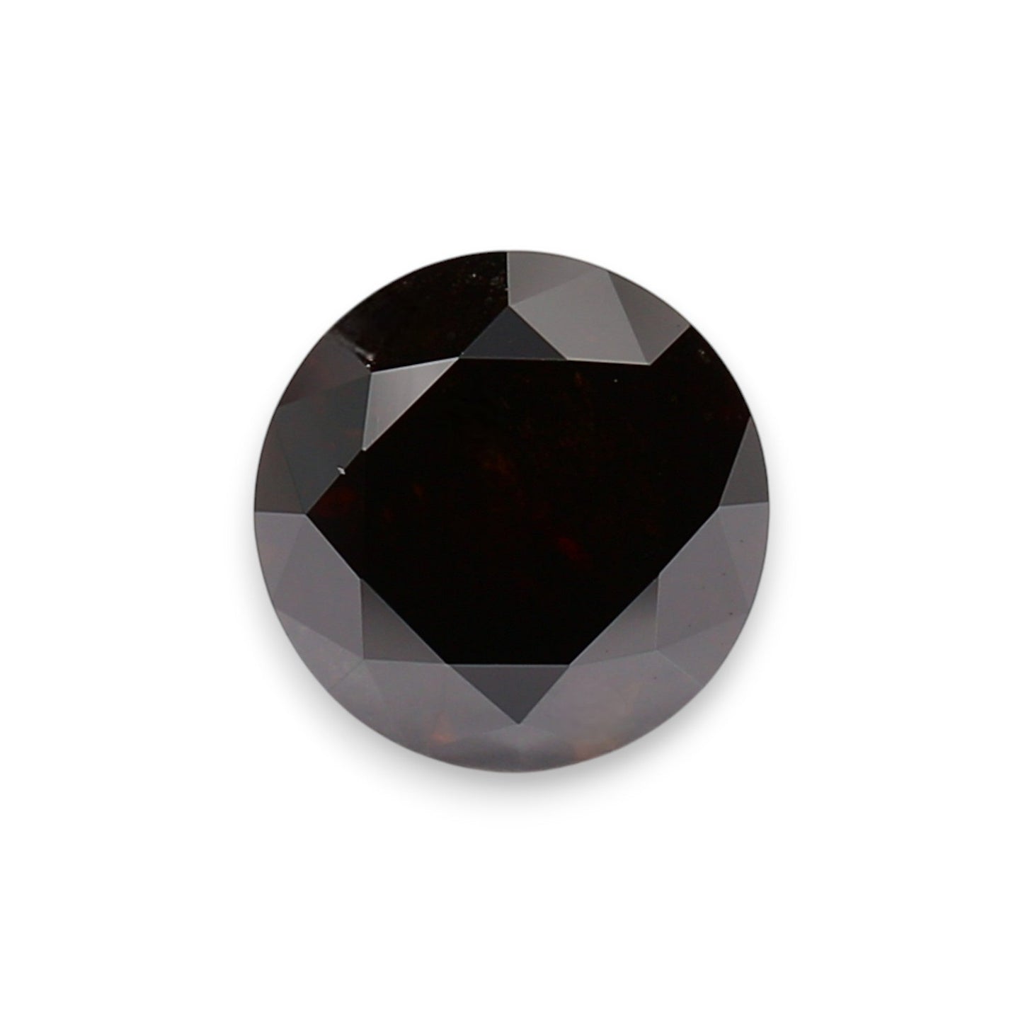 2,01 Karat Natürlicher, dunkelbrauner, runder Diamant (GIA)