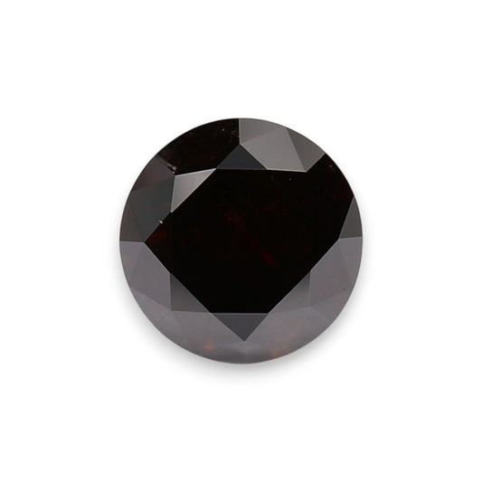 2,01 Karat Natürlicher, dunkelbrauner, runder Diamant (GIA)