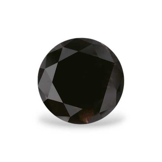 1,79 Karat Natürlicher Schwarzer Runder Diamant GIA