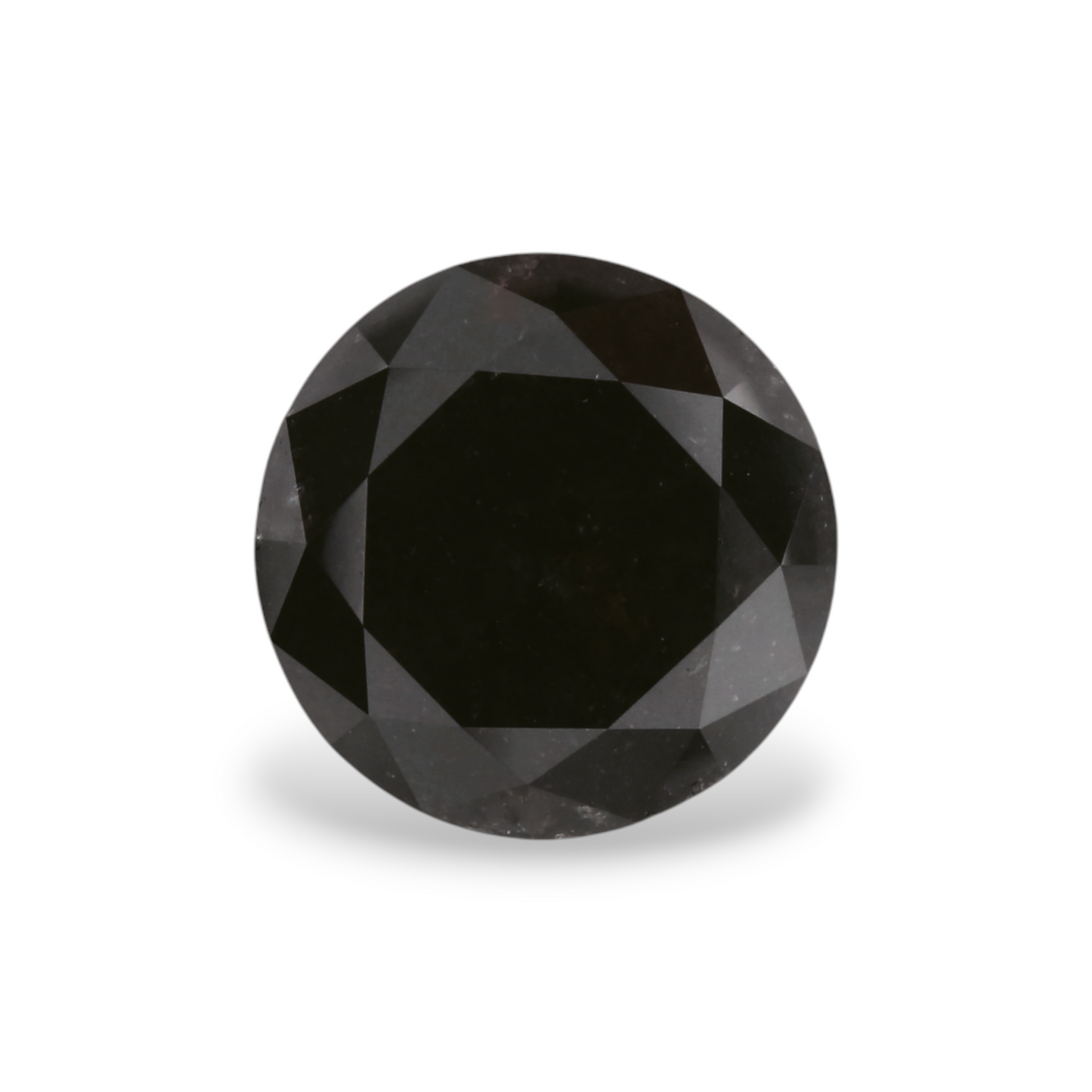 1,85 Karat natürlicher schwarzer runder Diamant (GIA)