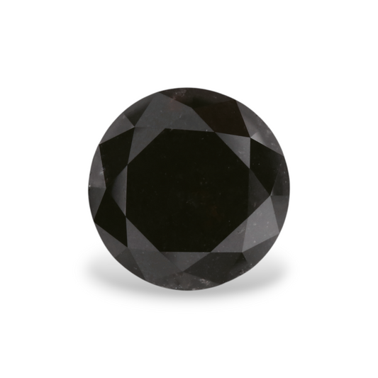 1,85 Karat natürlicher schwarzer runder Diamant (GIA)