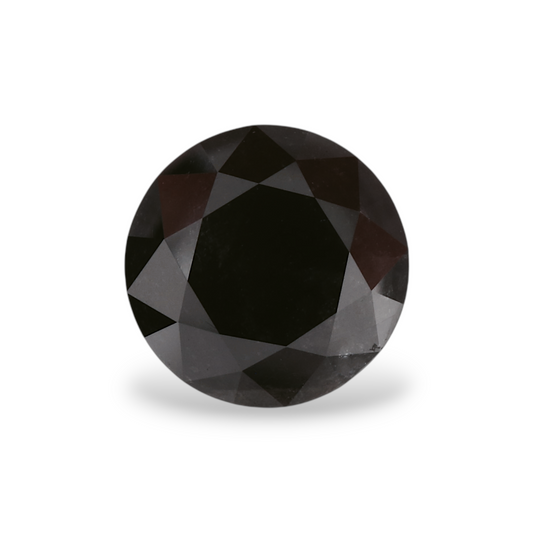 2,05 Karat natürlicher schwarzer runder Diamant (GIA)