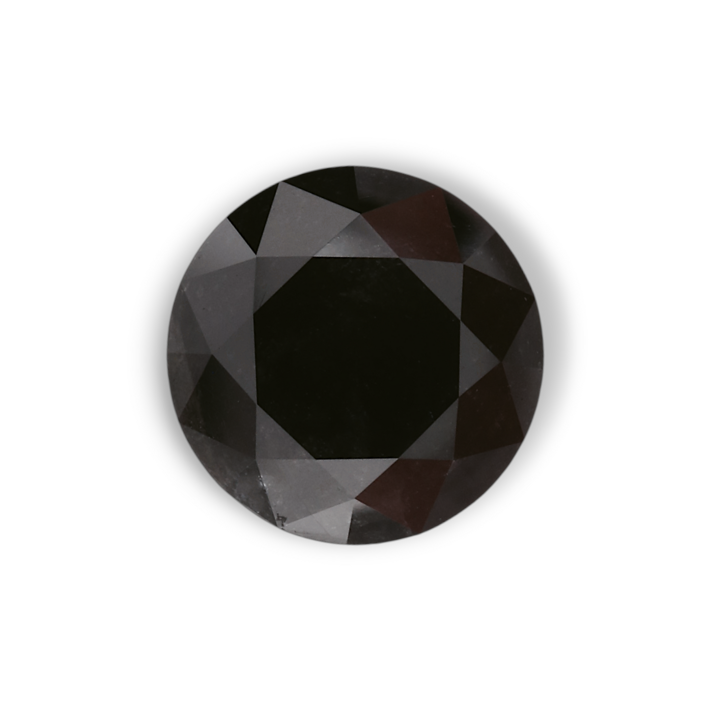 2,05 Karat natürlicher schwarzer runder Diamant (GIA)