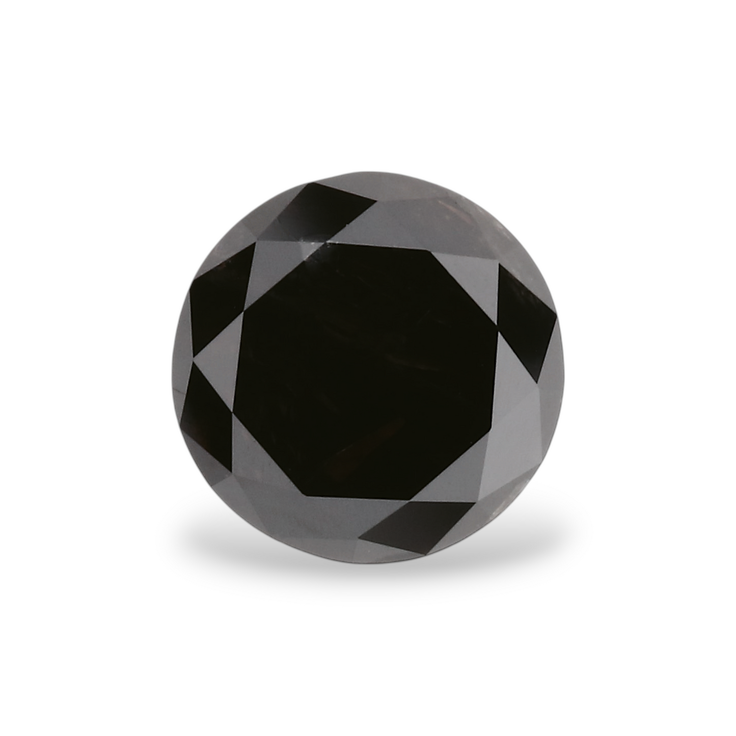 1,02 Karat Natürlicher Schwarzer Runder Diamant GIA