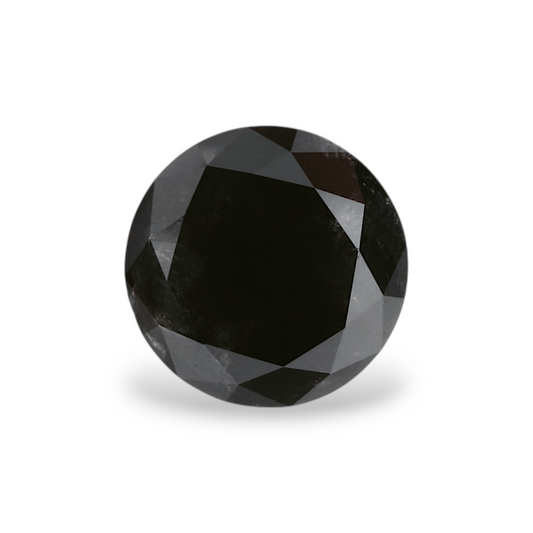 1,15 Karat natürlicher schwarzer runder Diamant (GIA)