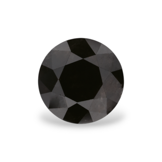 1,18 Karat natürlicher schwarzer runder Diamant (GIA)