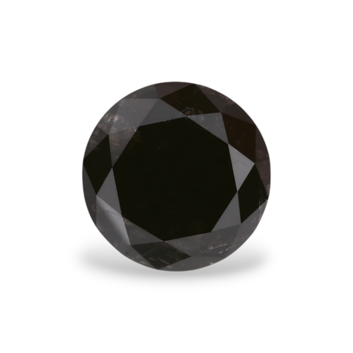 1,7 Karat natürlicher schwarzer runder Diamant (GIA)
