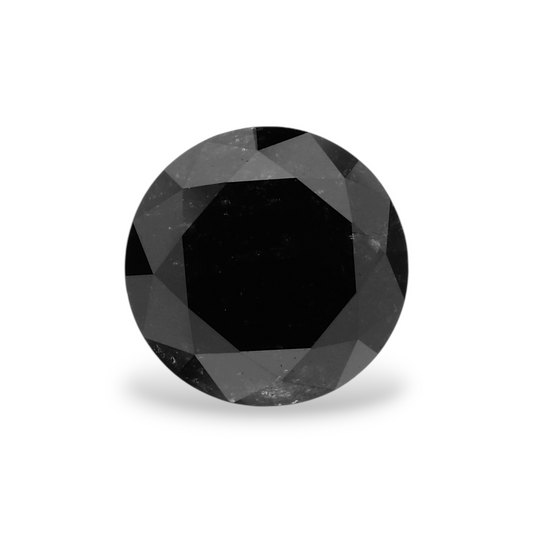 1,4 Karat natürlicher schwarzer runder Diamant (GIA-geprüft)