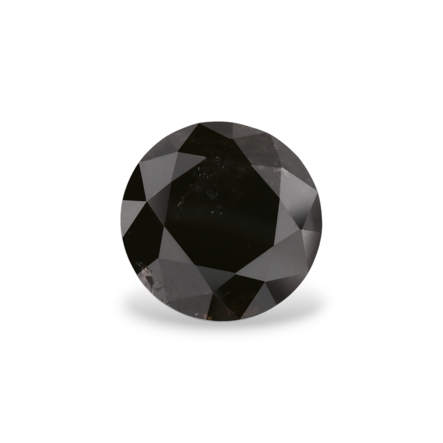 4,96 Karat Natürlicher Schwarzer Runder Diamant GIA