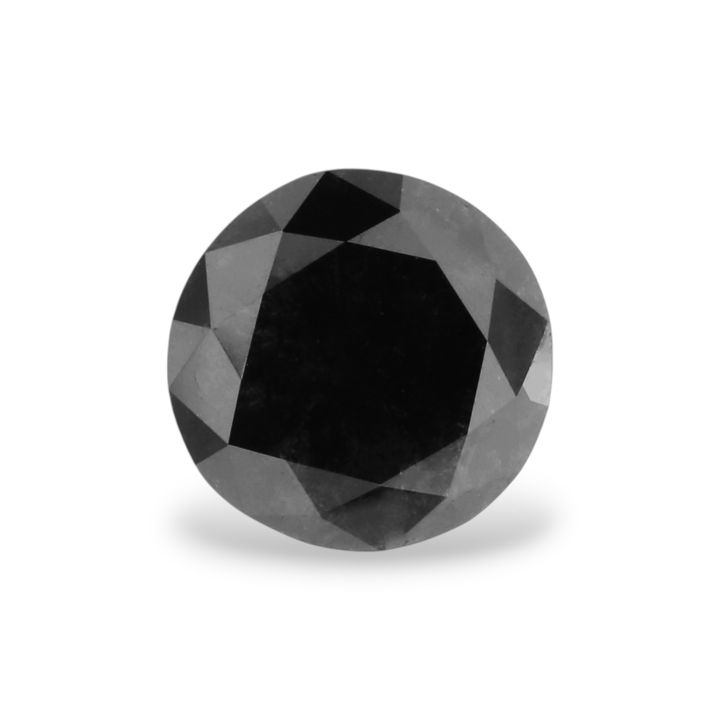 1,01 Karat Natürlicher Schwarzer Runder Diamant GIA