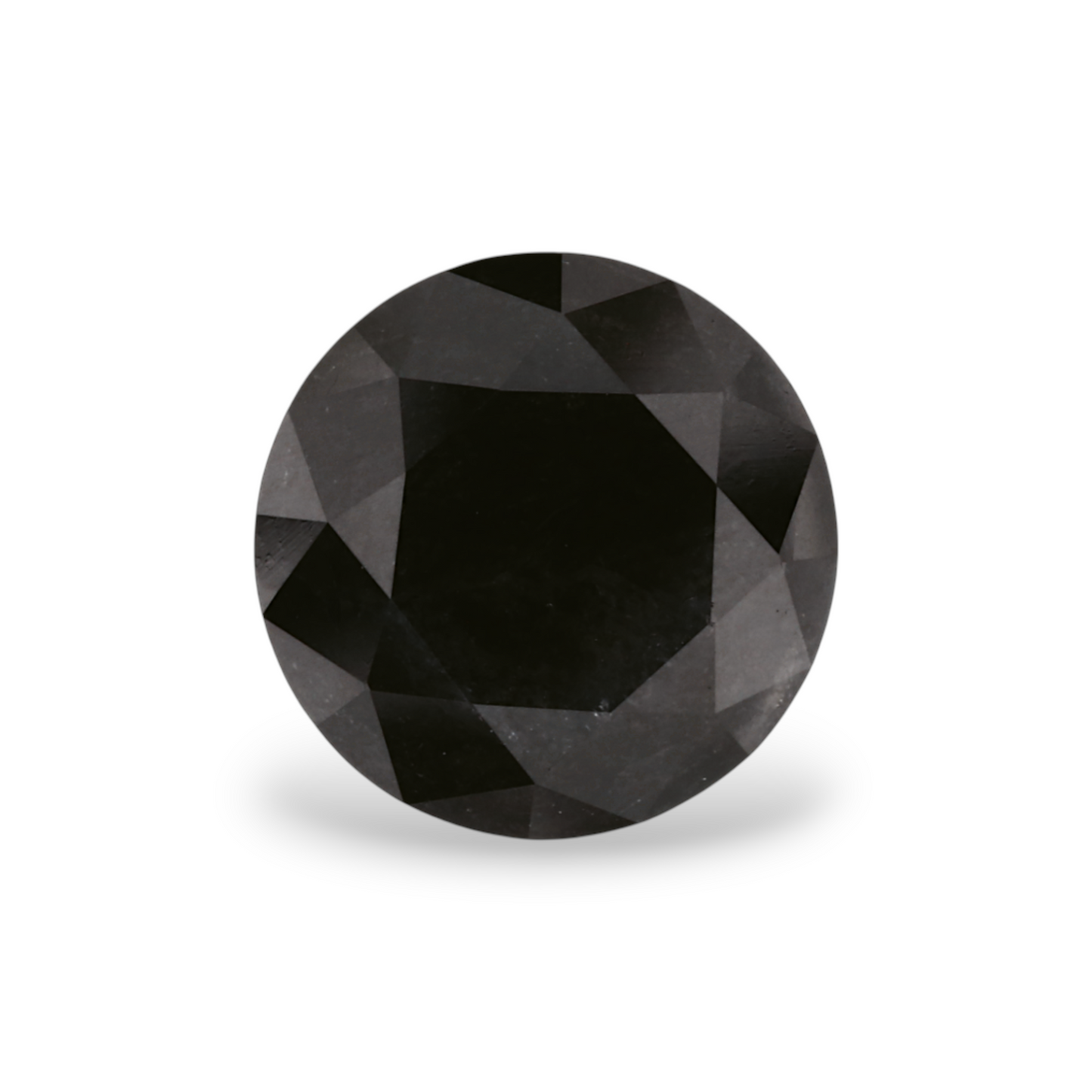 1,95 Karat natürlicher schwarzer runder Diamant (GIA)