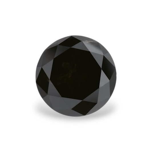 1,14 Karat natürlicher schwarzer runder Diamant (GIA)